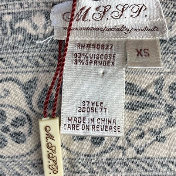 NWT M.S.S.P. Cropped Top Size XS - Picture 6 of 6